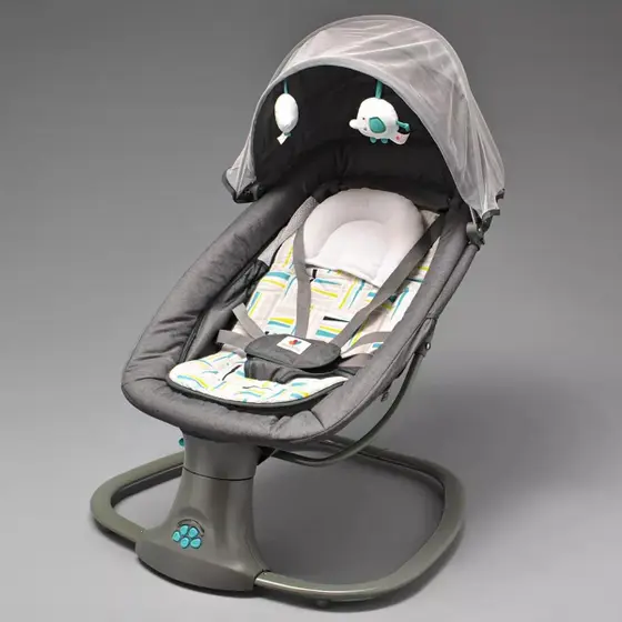 Cadeira de Descanso 18kg Techno Verde Estampada Mastela Ibimboo - Imagem 5