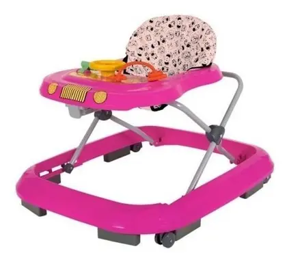 Andador Safari Plus Rosa Tutti Baby